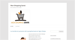 Desktop Screenshot of monshoppingsante.com