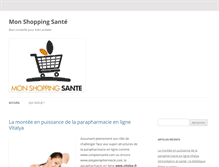 Tablet Screenshot of monshoppingsante.com